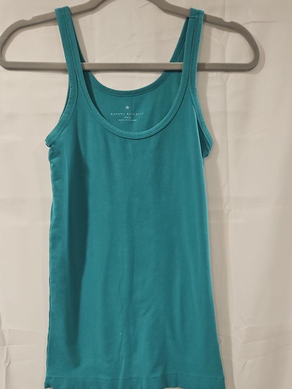 Banana Republic Turquoise Scoop Neck Tank